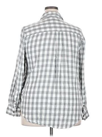 Style&Co 3/4 Sleeve Button-Down Shirt (view 2)