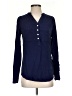 Tramp 100% Rayon Blue Long Sleeve Blouse Size S - photo 1