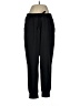 Per Se Sport Solid Black Track Pants Size M - photo 1