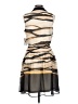 DKNY 100% Polyester Graphic Tan Cocktail Dress Size 10 - photo 2