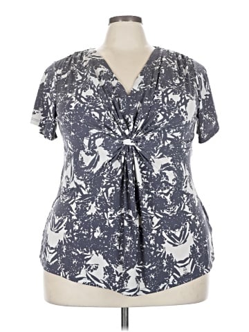 Daisy Fuentes Short Sleeve Blouse (view 1)