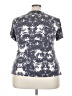 Daisy Fuentes Gray Short Sleeve Blouse Size 2X - photo 2
