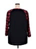 Active Plaid Black 3/4 Sleeve T-Shirt Size 22 - 24 - photo 2