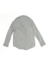 Next 100% Cotton Chevron-herringbone Gray Long Sleeve Button-Down Shirt Size 6 - 7 - photo 2
