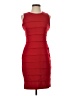 Calvin Klein Solid Red Cocktail Dress Size 2 - photo 1