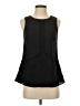 Cooper & Ella 100% Polyester Black Sleeveless Blouse Size XS - photo 1