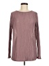 BEAUTIFUL 100% Polyester Pink Burgundy Long Sleeve Blouse Size M - photo 1