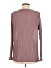 BEAUTIFUL 100% Polyester Pink Burgundy Long Sleeve Blouse Size M - photo 2
