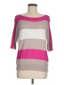 Express One Eleven Color Block Pink Pullover Sweater Size M (estimated) - photo 1