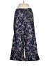 Let Me Be 100% Polyester Paisley Blue Casual Pants Size M - photo 1