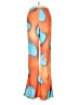 Arthur 100% Polyester Print Orange Casual Pants Size 4 - photo 1