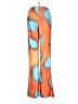 Arthur 100% Polyester Print Orange Casual Pants Size 4 - photo 2