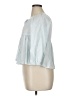 Unbranded Blue 3/4 Sleeve Blouse Size XL - photo 5