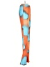 Arthur 100% Polyester Print Orange Casual Pants Size 4 - photo 4