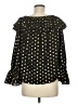 MICHAEL Michael Kors Stars Black 3/4 Sleeve Blouse Size M - photo 2