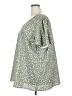 BLOOMCHIC 100% Polyester Green Short Sleeve Blouse Size 26 waist - photo 5