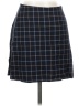Express Plaid Blue Formal Skirt Size XS - photo 1