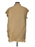 Umgee Tan Sleeveless Button-Down Shirt Size L - photo 2