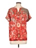 Assorted Brands Paisley Red Short Sleeve Blouse Size L (estimated) - photo 1