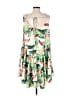 ASOS 100% Polyester Tropical Green Cocktail Dress Size 8 - photo 2