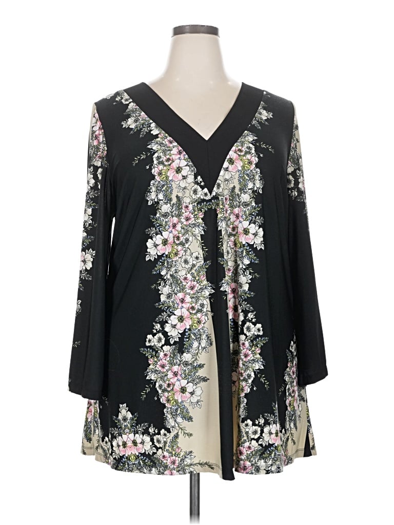 Pre-owned Avenue Kimono In Black