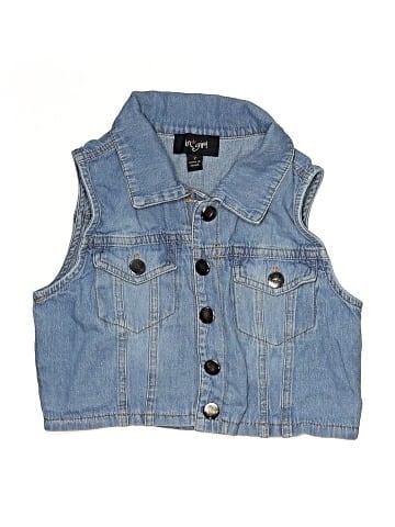 I.N. Girl Denim Vest (view 1)