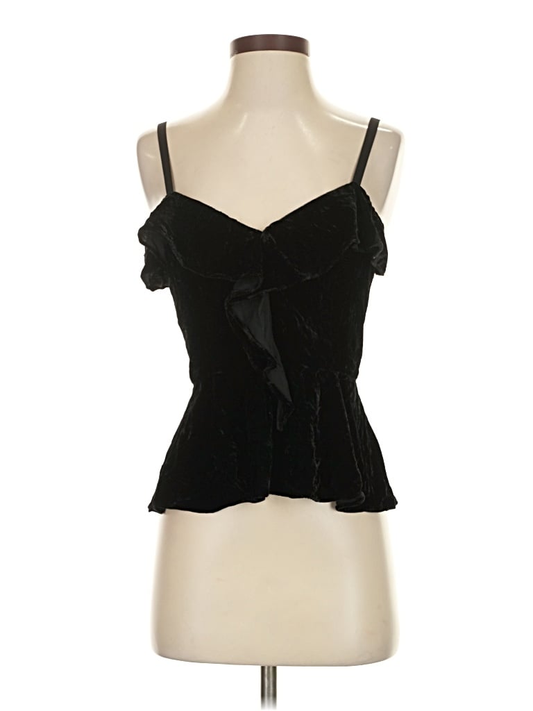 Pre-owned Parker Sleeveless Blouse In Black