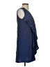 Milly 100% Silk Blue Blouse Size 2 - photo 4