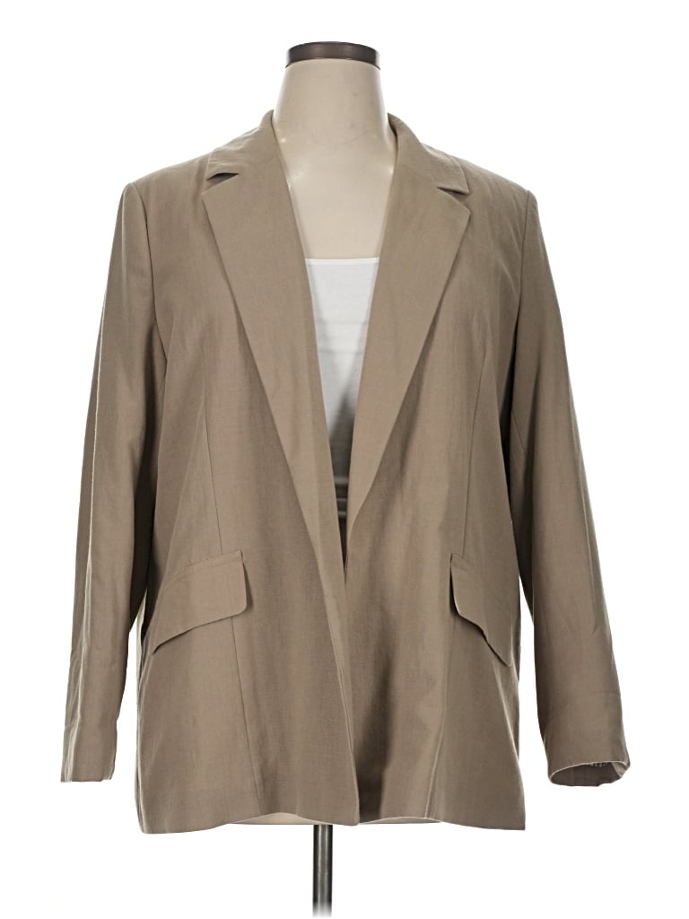 Pre-owned Primark Blazer Jacket In Brown