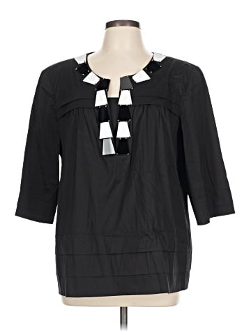 SoCa by St. John 3/4 Sleeve Blouse (view 1)