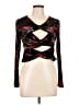 autumn adeigbo Black Long Sleeve Top Size 10 - photo 1