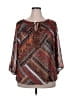 Fig and Flower 100% Polyester Brown 3/4 Sleeve Blouse Size 2X - photo 1