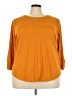 I.N. Studio Orange 3/4 Sleeve T-Shirt Size 3X - photo 1