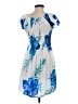Assorted Brands 100% Rayon Tropical Blue Casual Dress Size S (estimated) - photo 2