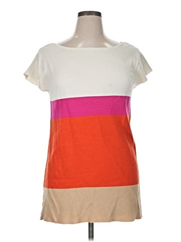 Joan Vass Short Sleeve Top (view 1)