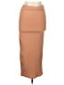 Canvas Solid Tan Casual Skirt Size L - photo 1