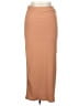 Canvas Solid Tan Casual Skirt Size L - photo 2