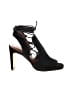 H By Halston 100% Leather Black Sandals Size 7 1/2 - photo 1