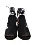 H By Halston 100% Leather Black Sandals Size 7 1/2 - photo 2