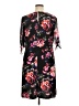 MSK Floral Black Casual Dress Size 16 - photo 2