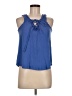 Maurices 100% Rayon Blue Sleeveless Blouse Size M - photo 1