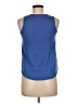Maurices 100% Rayon Blue Sleeveless Blouse Size M - photo 2