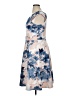 Neiman Marcus Print Blue Cocktail Dress Size 14 - photo 5