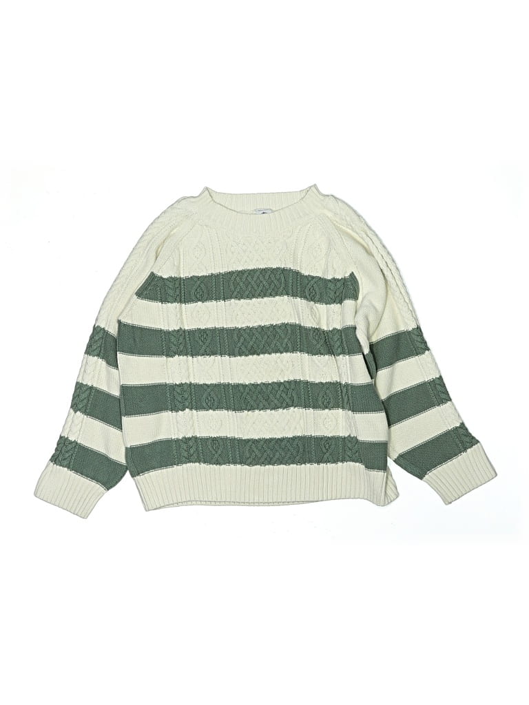 Pre-owned Petit Bateau Kids' Pullover Sweater In Green