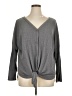 Iwollence Gray Long Sleeve Blouse Size XL - photo 1