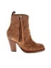 Acne 100% Suede Brown Tan Ankle Boots Size EU 36 - photo 1