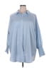 Unbranded 100% Polyester Blue 3/4 Sleeve Blouse Size 5X - photo 1