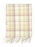 D&Y 100% Acrylic Plaid Ivory Scarf One size - photo 2