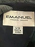 Emanuel Emanuel Ungaro Solid Blue Black Short Sleeve Top Size 4 - photo 7