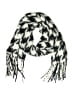 ASOS 100% Polyester Houndstooth Gray Black Scarf One size - photo 1